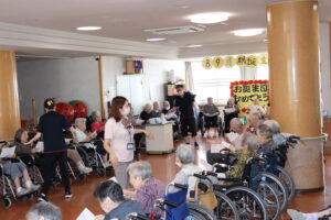 のなか園 8・9月合同誕生日会