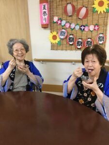 のなかの里のミニ夏祭り